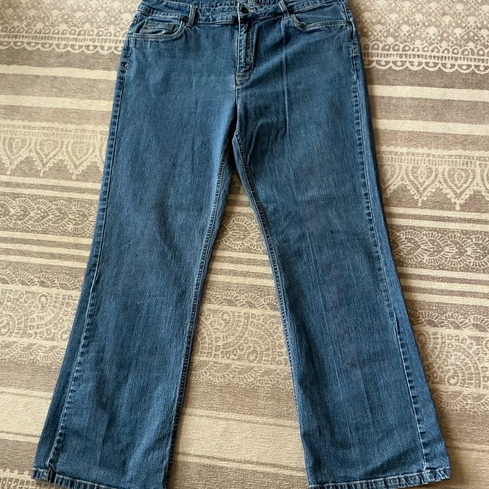 Christopher & Banks Blue Flare Women's Jeans